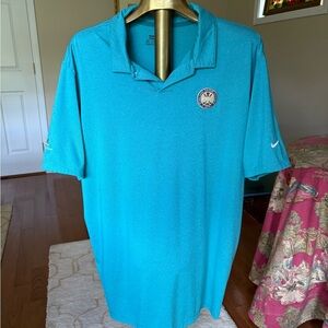 Nike Men's Teal Polo Shirt